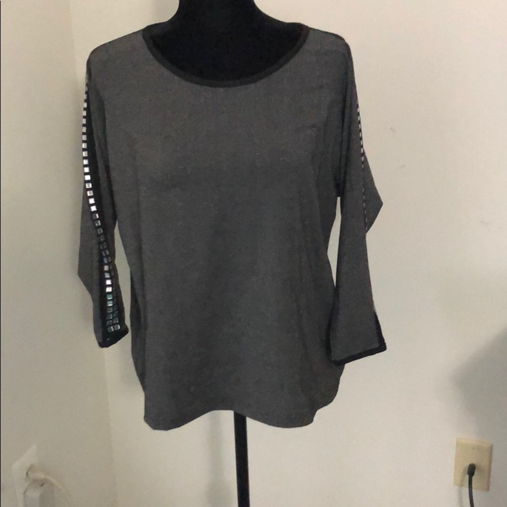 Black sparkly top